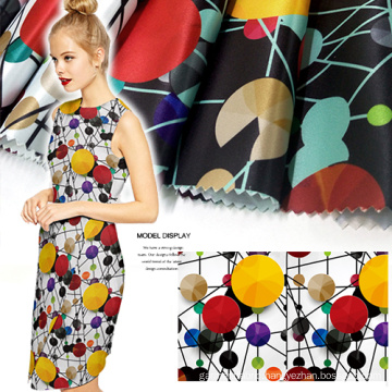 New Design Printed Satin Poplin Fabric for Garment, Home Textiles